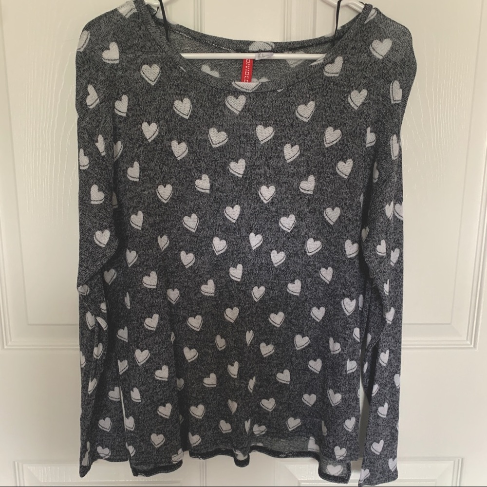 Heart Long Sleeve Top